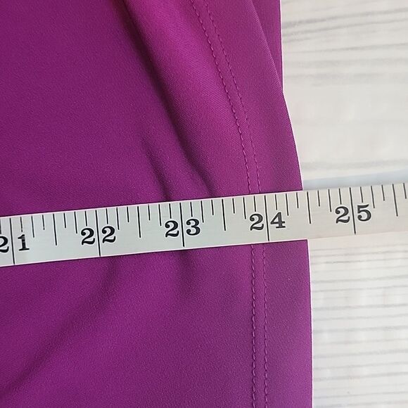 Alfani fuscia pink faux wrap blouse Women's Size S - Picture 11 of 12